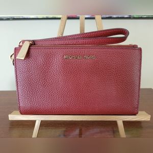 Michael Kors Adele Double Zip Wristlet